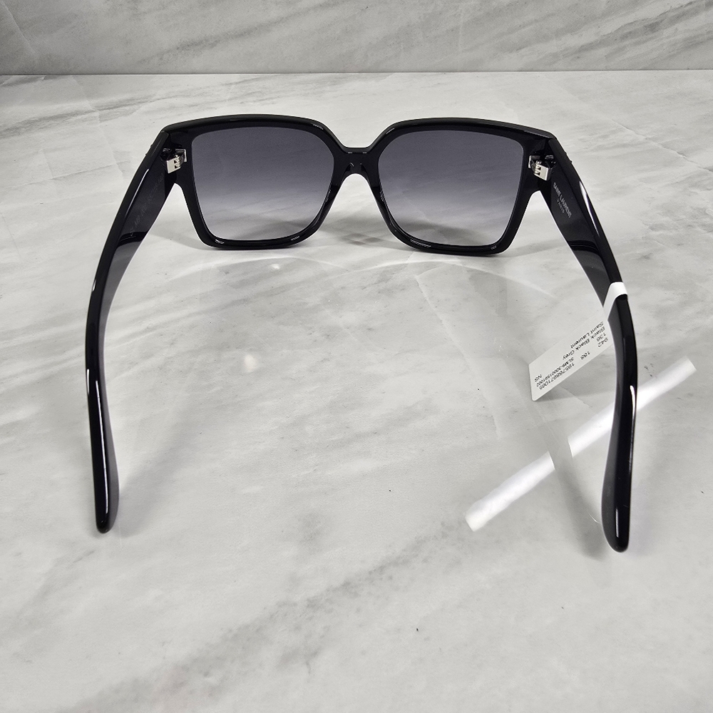 Yves Saint Laurent Black Square Sunglasses - Picture 13 of 16